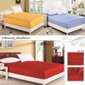 Pack OF 2 Fitted Sheet Double Bed King Size (Elastic band stachable ) Jersy Fabric.. 