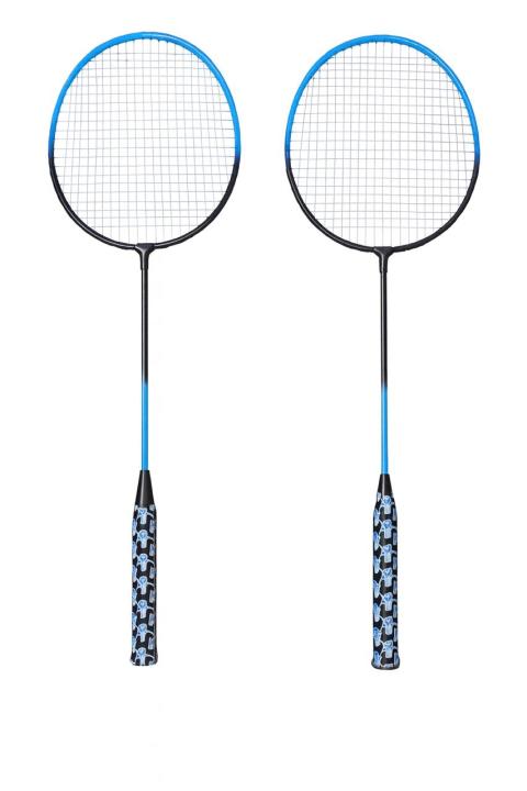 Metal String Racket Badmintion player Badminton Racket Set with Carry Case – Lightweight Steel Frame ...