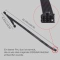 ATX CPU 8-Pin Male to Dual PCIe 8-Pin (6+2) Male Supply Cable. 