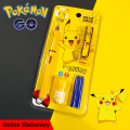 CHREN Pikachu Erasable Cute Fountain Pen Set With Refill Inks 4021. 
