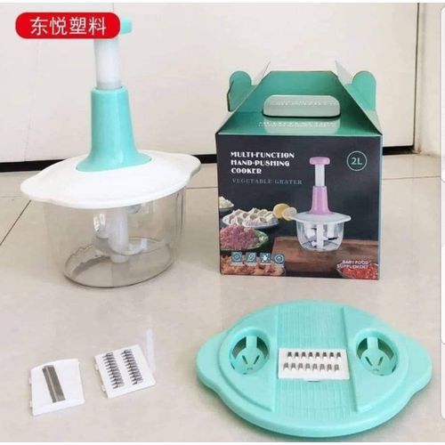 Mini Chopper Handheld Openi - 4 in 1 - Chopper Mashine - 2000ml/1500ml Powerful Manual Food ...