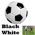 Standard Size Leather Football black & white made in Sialkot.. 