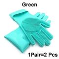 Magic Dish washing Gloves with scrubber, Silicone. 