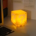 10cm Super Mario Bros LED Question Mark Night Light USB Charging Desk Lamp Light for Kids Birthday X-mas Gifts. 