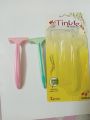Tinkle (Body Razor) Ladies Women's Girls Shaver Trimmer Razor | (2 Pcs Pack)  Lady Razor - (2 Blades) Pink | Disposable Body Shaving Trimming | Hair Remover Tool | Ladies Razer | Shave Body Razor for Women Female | Makeup Tweezers | Health Beauty Hair. 