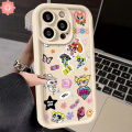 Graffiti Powerpuff Love Heart Case For Oppo A18 A38 A77s A7 A77s A79 A16 A17 A77 A53 A98 A76 A7 A96 A12 A5s A31 A52 A55 A78 A17k A58 A74 A9 A16s A3s A54s Reno 8T 5F 11 Couples Case. 