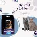Dr Cat Litter Lavender Fragrance 5 Liter - 99% Dust Free - Long Lasting -Clumping Cat Litter 5L| Scented Litter with Lavender Fragrance| Clumping Litter Sand Easy Clean | Cat Litter Sand with Fragrance | Pet Supplies |Cat Litter Sand Fragrance|. 
