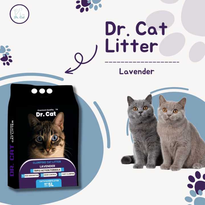 Dr.%20Cat%20Premium%20Clumping%20Cat%20Litter%20-%20Lavender%20Scented,%205L%20Large%20Clump,%20Easy%20Clean,%20High%20Absorption%20-%20Image%203