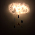 DIY Handmade Cotton Cloud Shape LED Night Light Lamp Home Bedroom Hanging Decor. 