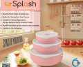 Splash Plastic Cap Bowl Set of 3. 