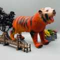 Jungle Animal Recongnition Learning Educational Action Figure Soft Rubber Wild Forest Animals Toys For Kids. 