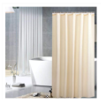 Shower Curtain Waterproof Bathroom Free 12 Hook Ring Plain Color Large Wide Bathing Cover - Multicolor. 