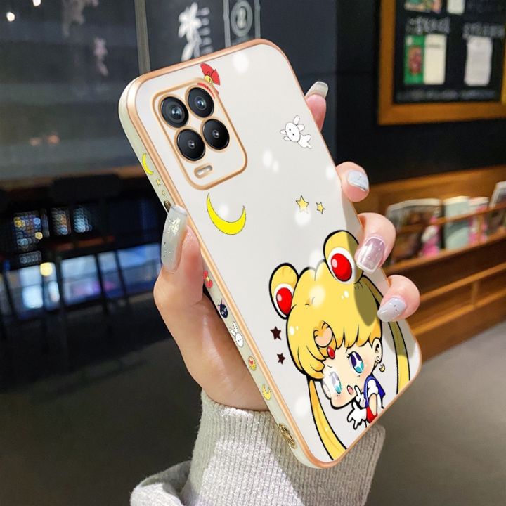 chenyyka%20For%20Realme%208%20Pro%20Case%20Thin%20Plating%20Side%20Edge%20Square%20New%20Design%20Phone%20Cases%20Cartoon%20Beauty%20Moon%20Girl%20Pattern%20Silicone%20Casing%20Full%20Cover%20Camera%20Protection%20Shockproof%20Softcase%20-%20Image%202