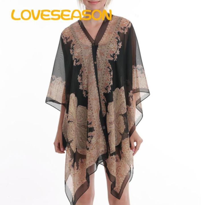 Loveseason Lady Beach Scarf Vintage Shawl Wrap Women Beach Shawl