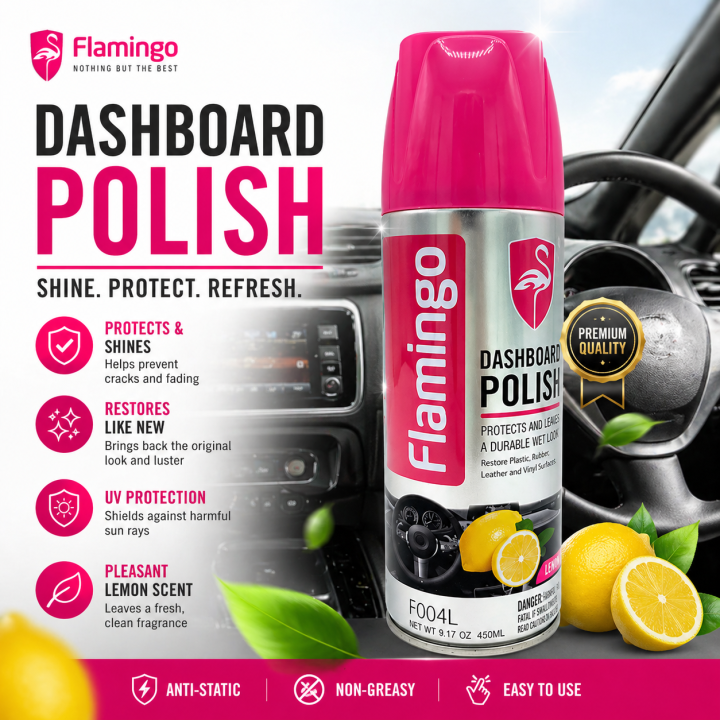 Flamingo Dashboard Polish -Lemon- 450ML