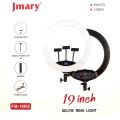 Jmary FM-19RS 19 inch LED Selfie Ring Light LCD Display Touch Screen Dimmable Light Makeup Ring Light with. 