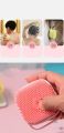 Silicone Bath And Body Shower Brush With Soap Dispenser Baby Bath Scrubber Ultra Soft Silicone Bath & Shower Brush Silicone Body Brush Massage Bath Brush Shower Scrubber SILICONE MASSAGE BATH BRUSH. 