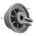 4 x Dishwasher Lower Basket Rail Wheels for Bosch Neff & Siemens Grey 165314. 