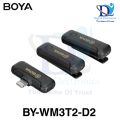 BOYA BY-WM3T2-D2 Mini 2.4GHz Wireless Microphone with Lightning Port for iOS Devices. 