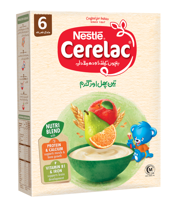 Nestle-%20Cerelac%203%20Fruits%20&%20Wheat%20Baby%20Food%20(350G)%20-%20Image%202