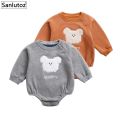 Winter Autumn Unisex Baby Boys Girls Bodysuits Warm Fleece Long Sleeve Toddler Clothing Onesies Cute Animal Casual. 