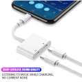 GAMING ADOPTER C TYPE CONNECTOR TWO IN ONE C TYPE PLUS 3.5mm 2 IN 1 HEADPHONE for All ANDROID CONVERTER. 