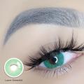 Color lens  Aqua One Tone Eye Contact Lenses With Container + free water kit / disposable lenses / lense, eye lense / color lense / eye lenses for girls-Blue. 
