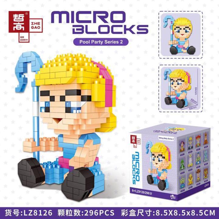 Disney Movie Toy Story 4 Building Blocks Buzz Lightyear Woody Action Model Figures Bricks Toys for Children Kids Chrismas Gifts