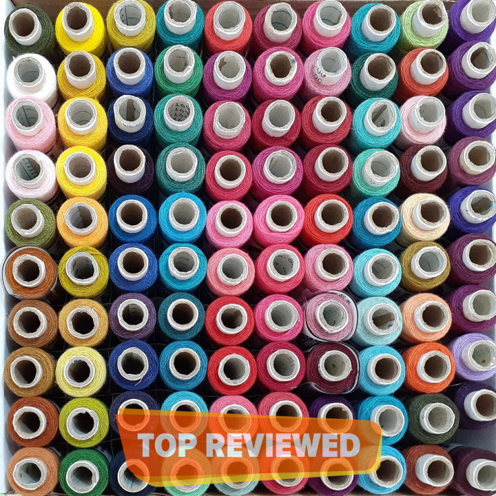 50 Sewing Thread Multi color 2 ply ( Falkon Traders )