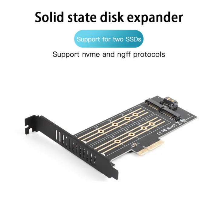 Edran EDran Dual supply dual protocol M.2 solid state SSD hard drive adapter ...