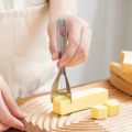 Food Grade Stainless Steel Butter Cube Cutting Knife Applicator Cheese Knife Cutter Scraper Integrated Baking Tool. 