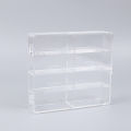 1:64 Scale Car Model Storage Box 8 Slot Clear Display Shelf Toy Car Dustproof Storage Container For Toys Collection. 