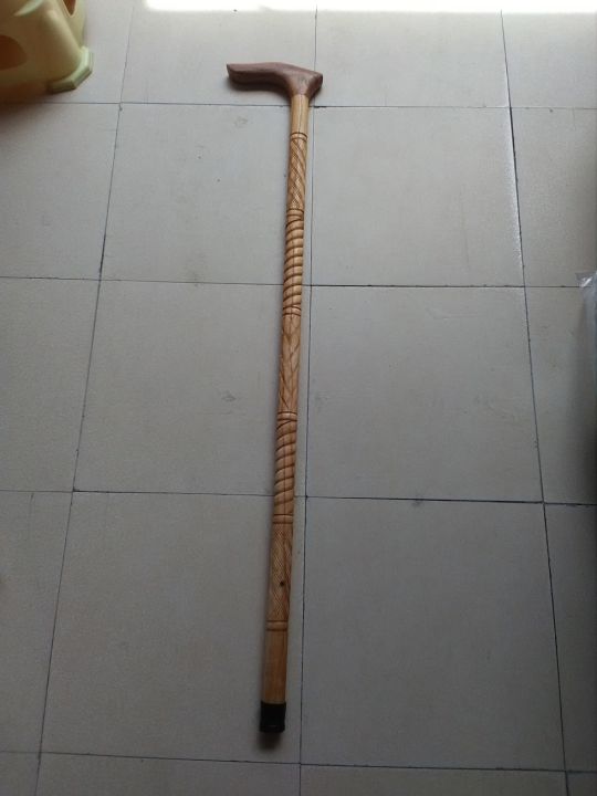 3 Feet Long Wooden Walking Stick for Old Peoples Comfortable Walk