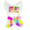 DIY Colorful loom Band Kit For Girl Rubber Band. 