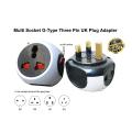 UK Travel Adapter for Type G Plug US to UK Plug Adapter | Conversion Type-D (India) to Type-G (UK, UAE, Singapore). 