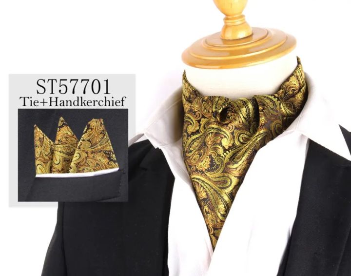 Mens Neck fashion ties CRAVAT bow tie bow ties fashion design male clothing bows and ties men wedding dress ties and bowties Ascot & Pocket Square Tie Jacquard Woven Mens Neck Tie Fashion Ascort