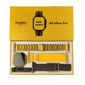 G9 Ultra Pro / S9 Ultra Max Smart Watch (Golden Edition) - 49MM Ultra Series 8 - NFC - Bluetooth Call - Customize Wallpaper - Wireless Charging - Real Screws and Straps Locks. 