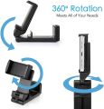 unitron world Cell Phone Stand Portable Phone Holder for Desk Airplane Flight Bed Adjustable Compatible with iPhone 12 Pro Max. 