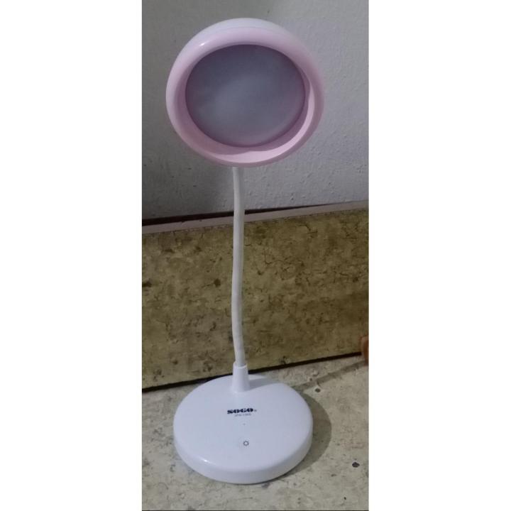 Sogo rechargeable Table lamp with 28 hrs battery timing. Touch ON/OFF button and High, medium, low lighting