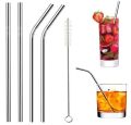 Cocktail Fruit Muddler Barware DIY Stainless Steel Bar Mixer Stirrer Cocktail Drink Fruit Drink Tool Stirrer (Cocktail Muddler + 5pc steel juice straw set) Mixer Barware Kitchen Tool brand new and good quality - combo deal / 2 in 1 deal + free shipping. 
