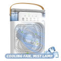Portable Air Conditioner Fan, Mini Evaporative Air Cooler with 7 Colors LED Light, 1/2/3 H Timer, 3 Wind Speeds and 3 Spray Modes for Your Desk, Nightstand, or Coffee Table. 