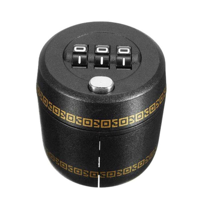 Bottle Lock Secret For  Stopper Bottle Cap With Pas Black
