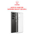 YOUKSH Acrylic Case For Samsung Galaxy S25 Ultra , Clear Case With Anti-Yellow Back, Shock Proof With Built-In Air Bag.. 