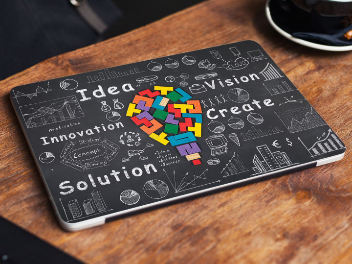 Innovative Features Sticker Innovative Perspective Universal Laptop Skin Vinyl Sticker Decal, 12 13 ...