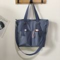 ◙✒ In Stock! Waterproof bag large-capacity canvas bag female Korean student one-shoulder big bag school bag college style. 
