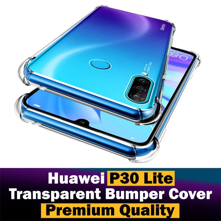 Huawei P30 Lite Back Cover Transparent Extra Bumper Anti Shock Soft Crystal Clear Case For Huawei P30 Lite