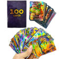 【Simple 3C】100PCS Pokemon v Cards original GX EX MEGA VMAX Card pokimon cards Games Booster Box English Trading Collection Battle Card Toys. 