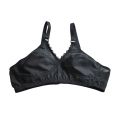 Cotton Bra Soft Bra Nonwired & Unpadded Cups Breathable Bra Soft & Light Designed Bra Bra with Romantic Scalloped Trim Elastic Strape Bra/100% Cotton Strape Bra. 