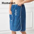 Men Bath Towel Quick Dry Men's Bath Towel with Secure Buckle Pocket for Gym Spa Sauna Shower Absorbent Wrap Towel High-quality Men Towel. 