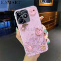 For Realme C51 Case Sparkling Soft Transparent Silicone Space Planet Stars Moon Girl Anti Fall For Realme C51 Back Cover. 